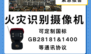 智能火焰识别视频报警摄像机实时监控,保护家庭安全