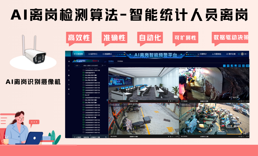 AI离岗检测算法-智能统计人员离岗