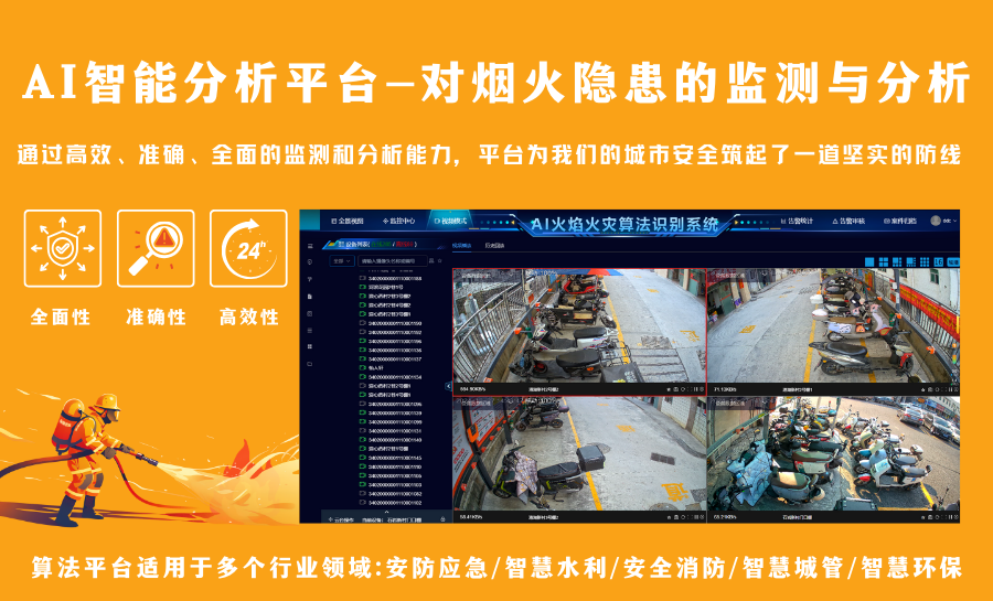 AI智能分析平台-对烟火隐患的监测与分析