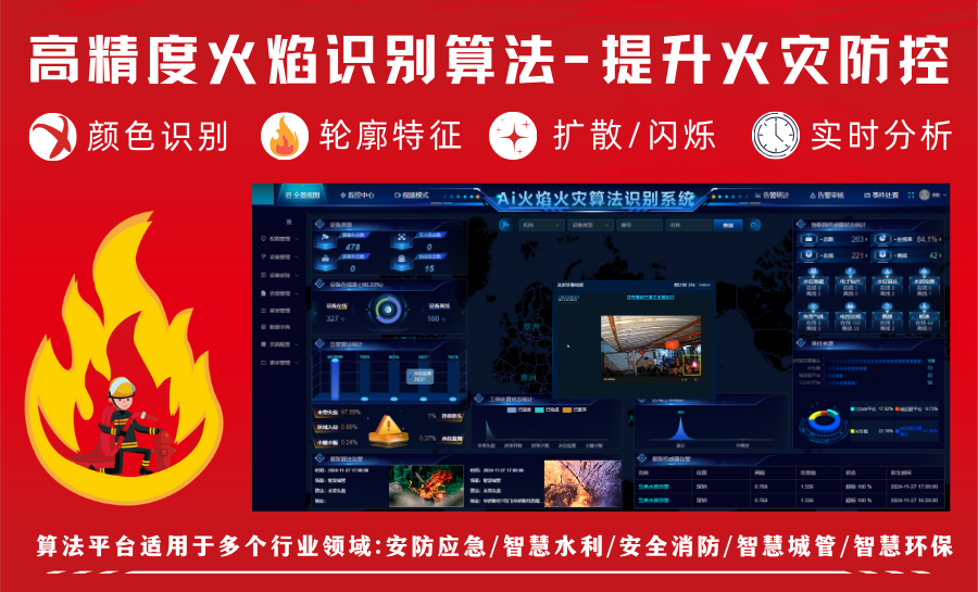 高精度火焰识别算法-提升火灾防控