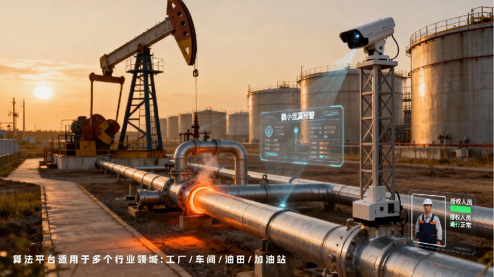 实时视频分析：AI 摄像机让智慧油田风险 “看得见、早处置”