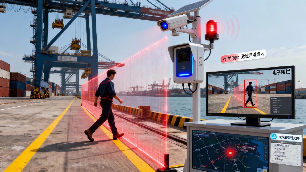 从船舶靠泊到人员安全：一套AI系统全覆盖的港口方案