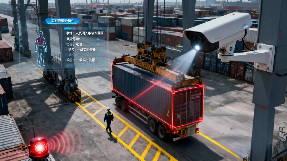 吊装作业区惊现闯入者？AI系统瞬间识别并联动告警