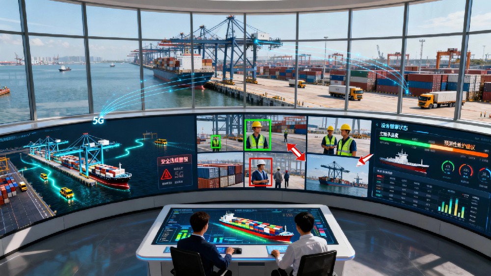 除了抓拍违规，AI摄像机还能为港口运营优化带来什么？