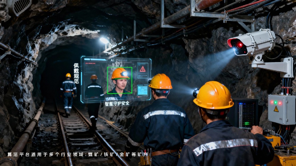 AI摄像机在煤矿关键区域实时监控与预警应用
