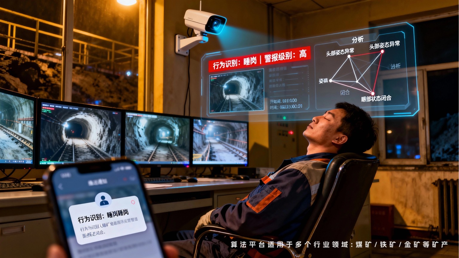 煤矿值班睡岗行为AI识别技术.jpg