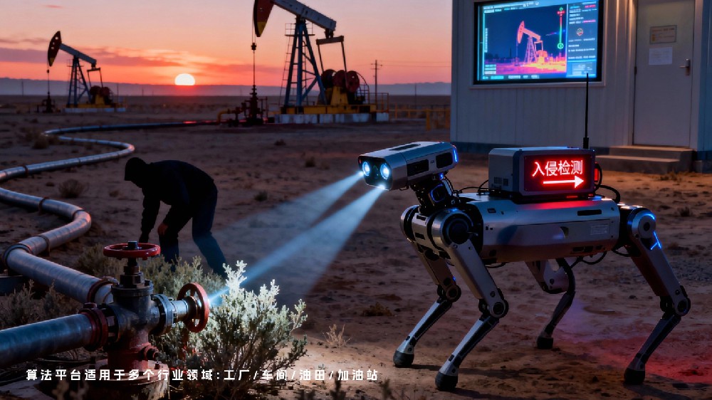 AI智能识别系统杜绝油田危险区域人员闯入与违规行为