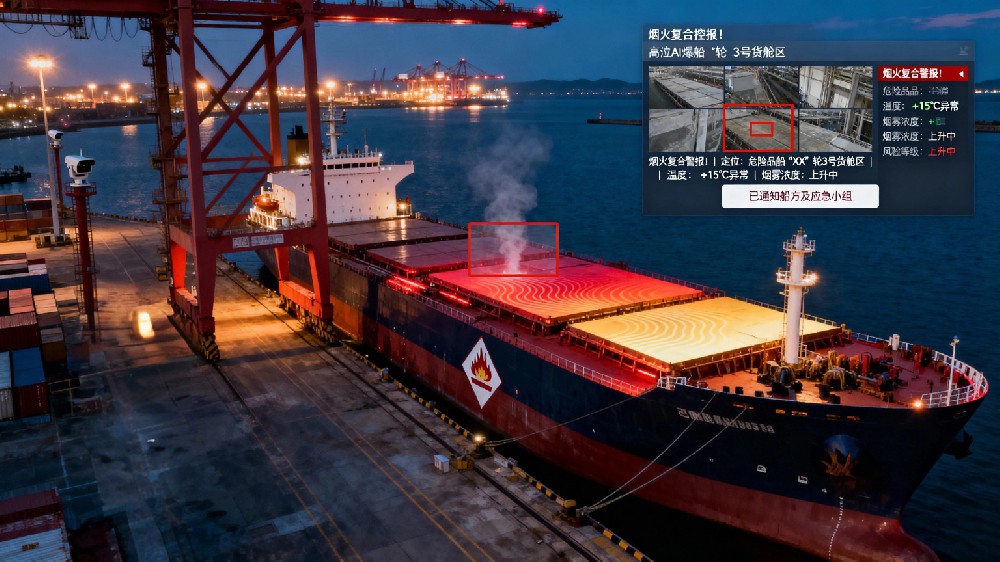 智慧港口危险品标志AI识别系统