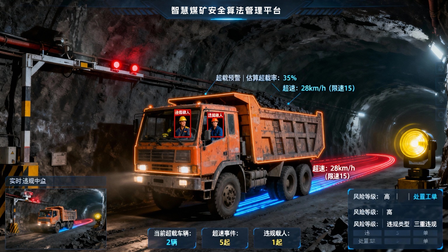 煤矿运输车辆超载AI智能识别系统.jpg