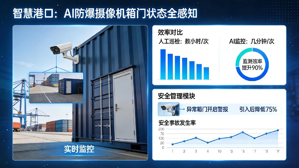 港口AI防爆摄像机支持哪些集装箱检测功能？