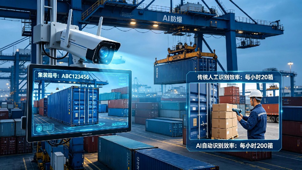 智慧港口集装箱装卸船作业的AI全流程监控