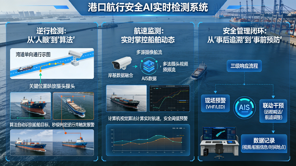 船舶航速异常检测与AI防爆摄像机抓拍