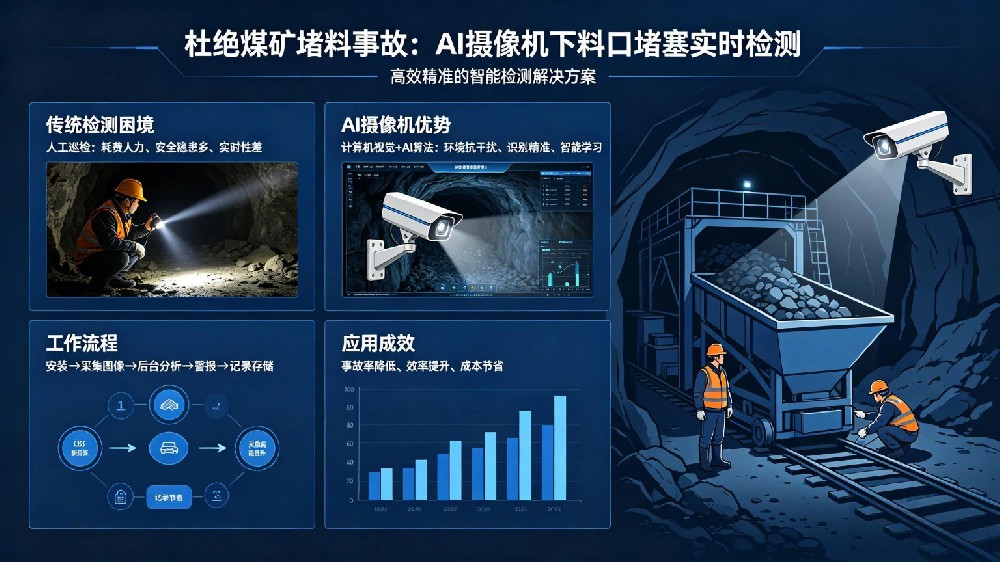 煤矿仓口堵塞的AI检测算法