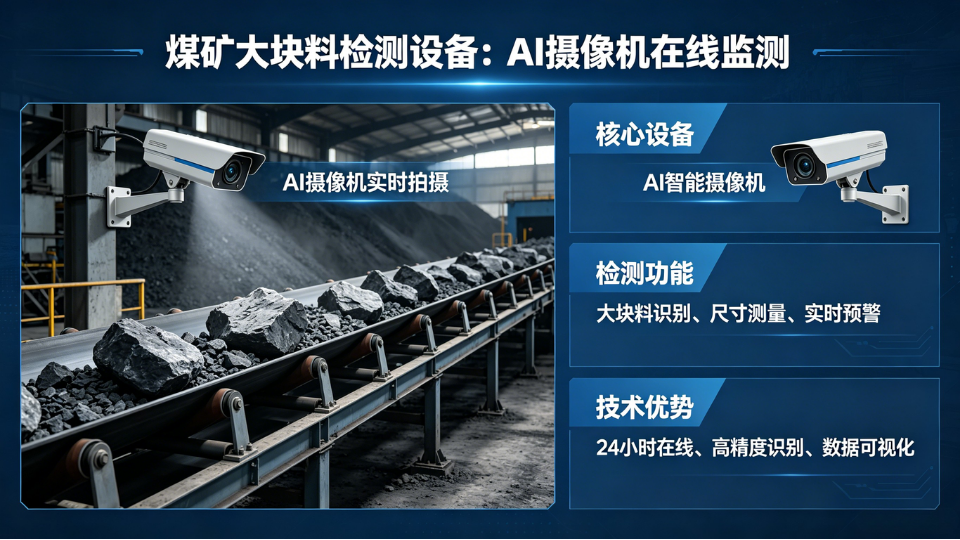 煤矿大块矸石卡料AI怎么实时识别？